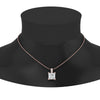 Load image into Gallery viewer, one-carat-square-cut-diamond-filigree-pendant-in-FDPD86802PR1.0CTANGLE2-NL-RG