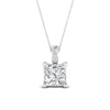 Load image into Gallery viewer, one-carat-square-cut-diamond-filigree-pendant-in-FDPD86802PR1.0CTANGLE2-NL-WG