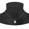 Load image into Gallery viewer, one-carat-square-cut-diamond-filigree-pendant-in-FDPD86802PR1.0CTANGLE2-NL-WG