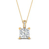Load image into Gallery viewer, one-carat-square-cut-diamond-filigree-pendant-in-FDPD86802PR1.0CTANGLE2-NL-YG