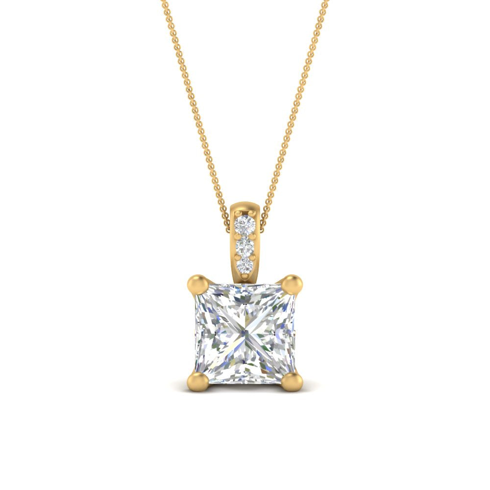 one-carat-square-cut-diamond-filigree-pendant-in-FDPD86802PR1.0CTANGLE2-NL-YG