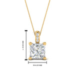 Load image into Gallery viewer, one-carat-square-cut-diamond-filigree-pendant-in-FDPD86802PR1.0CTANGLE2-NL-YG