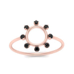 Load image into Gallery viewer, open-circle-stackable-black-diamond-ring-in-rose-gold-FD9561GBLACK-NL-RG.jpg
