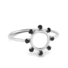 Load image into Gallery viewer, open-circle-stackable-black-diamond-ring-in-white-gold-FD9561GBLACK-NL-WG.jpg