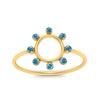 Load image into Gallery viewer, open-circle-stackable-blue-topaz-ring-in-yellow-gold-FD9561GICBLTO-NL-YG.jpg
