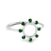 Load image into Gallery viewer, open-circle-stackable-emerald-ring-in-white-gold-FD9561GEMGR-NL-WG.jpg