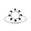 Load image into Gallery viewer, open-circle-stackable-emerald-ring-in-white-gold-FD9561GEMGR-NL-WG.jpg