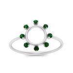 Load image into Gallery viewer, open-circle-stackable-emerald-ring-in-white-gold-FD9561GEMGR-NL-WG.jpg
