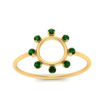Load image into Gallery viewer, open-circle-stackable-emerald-ring-in-yellow-gold-FD9561GEMGR-NL-YG.jpg
