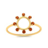 Load image into Gallery viewer, open-circle-stackable-orange-sapphire-ring-in-yellow-gold-FD9561GSAOR-NL-YG.jpg