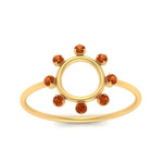Load image into Gallery viewer, open-circle-stackable-orange-sapphire-ring-in-yellow-gold-FD9561GSAOR-NL-YG.jpg
