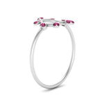 Load image into Gallery viewer, open-circle-stackable-pink-sapphire-ring-in-white-gold-FD9561GSADRPI-NL-WG.jpg
