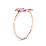 Load image into Gallery viewer, open-circle-stackable-purple-topaz-ring-in-rose-gold-FD9561GVITO-NL-RG.jpg
