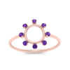 Load image into Gallery viewer, open-circle-stackable-purple-topaz-ring-in-rose-gold-FD9561GVITO-NL-RG.jpg