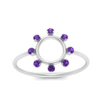 Load image into Gallery viewer, open-circle-stackable-purple-topaz-ring-in-white-gold-FD9561GVITO-NL-WG.jpg
