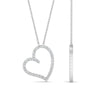 Load image into Gallery viewer, open-heart-diamond-pendant-necklace-in-FDPD10789-ANGLE1-NL-WG.jpg