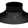 Load image into Gallery viewer, open-heart-diamond-pendant-necklace-with-black-diamond-in-FDPD10789-GBLACK-ANGLE1-NL-YG.jpg