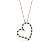Load image into Gallery viewer, open-heart-diamond-pendant-necklace-with-emerald-in-FDPD10789-GEMGR-ANGLE1-NL-RG.jpg