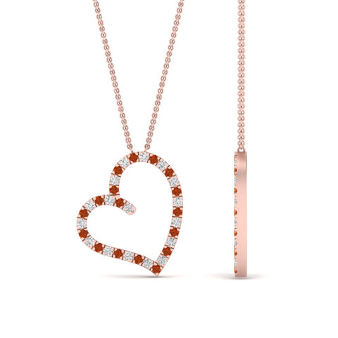 open-heart-diamond-pendant-necklace-with-orange-sapphire-in-FDPD10789-GSAOR-ANGLE1-NL-RG.jpg
