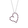 Load image into Gallery viewer, open-heart-diamond-pendant-necklace-with-pink-sapphire-in-FDPD10789-GSADRPI-ANGLE1-NL-WG.jpg