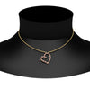 Load image into Gallery viewer, open-heart-diamond-pendant-necklace-with-pink-sapphire-in-FDPD10789-GSADRPI-ANGLE1-NL-YG.jpg
