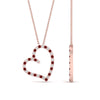 Load image into Gallery viewer, open-heart-diamond-pendant-necklace-with-ruby-in-FDPD10789-GRUDR-ANGLE1-NL-RG.jpg