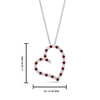 Load image into Gallery viewer, open-heart-diamond-pendant-necklace-with-ruby-in-FDPD10789-GRUDR-ANGLE1-NL-WG.jpg