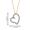 Load image into Gallery viewer, open-heart-diamond-pendant-necklace-with-sapphire-in-FDPD10789-GSABL-ANGLE1-NL-YG.jpg