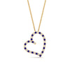 Load image into Gallery viewer, open-heart-diamond-pendant-necklace-with-sapphire-in-FDPD10789-GSABL-ANGLE1-NL-YG.jpg