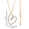 Load image into Gallery viewer, open-heart-shaped-diamond-pendant-with-black-diamond-in-FDPD10783-GBLACK-NL-YG.jpg