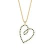 Load image into Gallery viewer, open-heart-shaped-diamond-pendant-with-emerald-in-FDPD10783-GEMGR-NL-YG.jpg