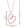 Load image into Gallery viewer, open-heart-shaped-diamond-pendant-with-orange-sapphire-in-FDPD10783-GSAOR-NL-RG.jpg