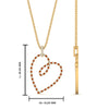 Load image into Gallery viewer, open-heart-shaped-diamond-pendant-with-orange-sapphire-in-FDPD10783-GSAOR-NL-YG.jpg