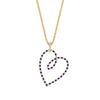 Load image into Gallery viewer, open-heart-shaped-diamond-pendant-with-sapphire-in-FDPD10783-GSABL-NL-YG.jpg