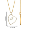 Load image into Gallery viewer, open-heart-shaped-pendant-with-diamond-in-FDPD10783-NL-YG.jpg