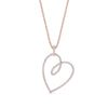 Load image into Gallery viewer, open-heart-shaped-pendant-with-diamond-in-FDPD10783-NL-RG.jpg
