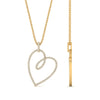Load image into Gallery viewer, open-heart-shaped-pendant-with-diamond-in-FDPD10783-NL-YG.jpg