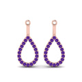 Thumbnail 75 - open-pear-drop-purple-topaz-earring-jackets-in-rose-gold-FDEAR85847GVITOANGLE2-NL-RG-GS.jpg