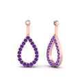 Thumbnail 73 - open-pear-drop-purple-topaz-earring-jackets-in-rose-gold-FDEAR85847GVITOANGLE2-NL-RG-GS.jpg