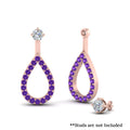 Thumbnail 74 - open-pear-drop-purple-topaz-earring-jackets-in-rose-gold-FDEAR85847GVITOANGLE2-NL-RG-GS.jpg