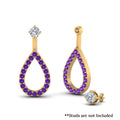 Thumbnail 80 - open-pear-drop-purple-topaz-earring-jackets-in-yellow-gold-FDEAR85847GVITOANGLE2-NL-YG-GS.jpg
