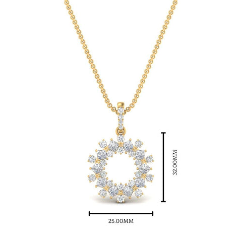 open-round-cluster-diamond-necklace-in-FDPD10454-NL-YG