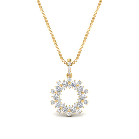 open-round-cluster-diamond-necklace-in-FDPD10454-NL-YG