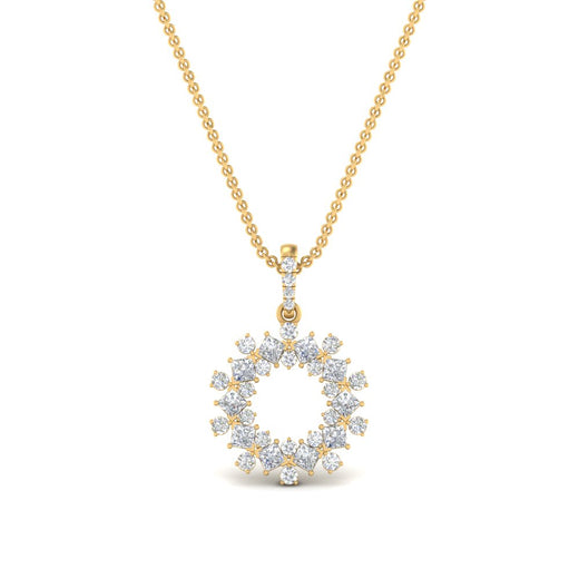 open-round-cluster-diamond-necklace-in-FDPD10454-NL-YG