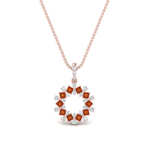 open-round-cluster-orange-sapphire-necklace-in-FDPD10454GSAOR-NL-RG