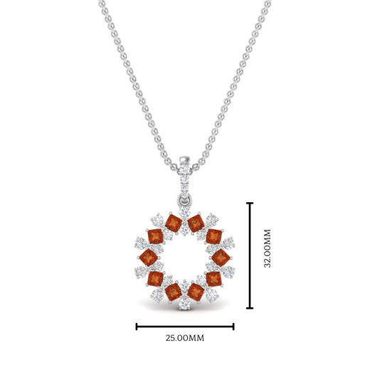 open-round-cluster-orange-sapphire-necklace-in-FDPD10454GSAOR-NL-WG