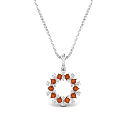 open-round-cluster-orange-sapphire-necklace-in-FDPD10454GSAOR-NL-WG