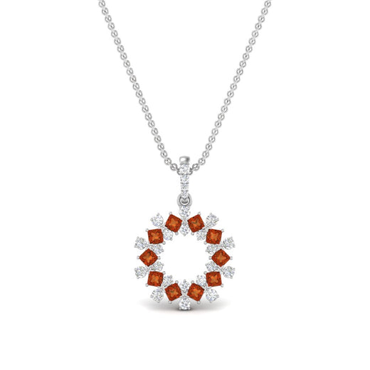 open-round-cluster-orange-sapphire-necklace-in-FDPD10454GSAOR-NL-WG