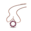 Load image into Gallery viewer, open-round-cluster-pink-sapphire-necklace-in-FDPD10454GSADRPI-NL-RG