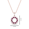 Load image into Gallery viewer, open-round-cluster-pink-sapphire-necklace-in-FDPD10454GSADRPI-NL-RG
